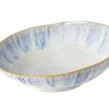 All Decor * | Brisa Ria Blue Round Serving Bowl Reliable Quality