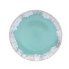 Tabletop * | Taormina Aqua Dinner Plates Limit Offer