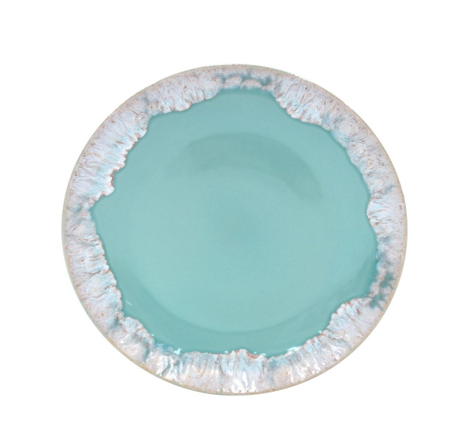 Tabletop * | Taormina Aqua Dinner Plates Limit Offer