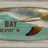 Mirrors & Art * | Dolphin Surfboard Custom Latitude Art Crazy Deals