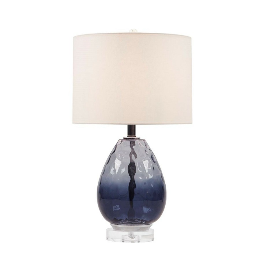 Lighting * | Aurora Sea Indigo Glass Lamp Crazy Deals