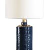 Lighting * | Thalia Royal Blue Table Lamp Classical