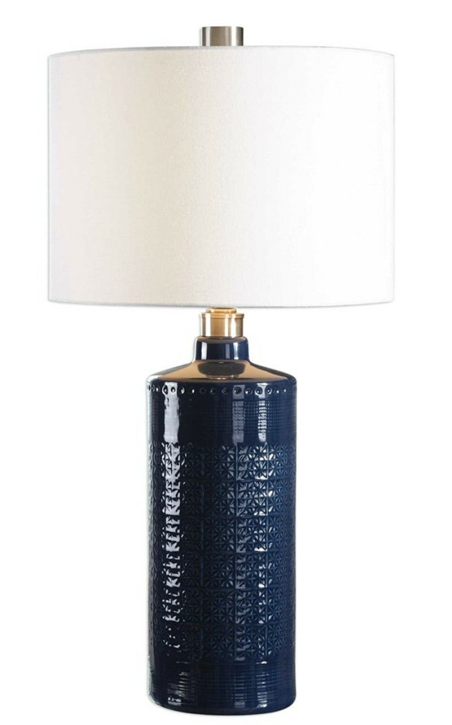 Lighting * | Thalia Royal Blue Table Lamp Classical