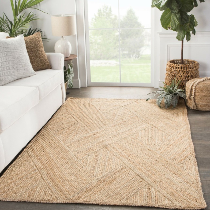 Rugs * | Vero Beach Natural Tobago Jute Rug Outlet Sale