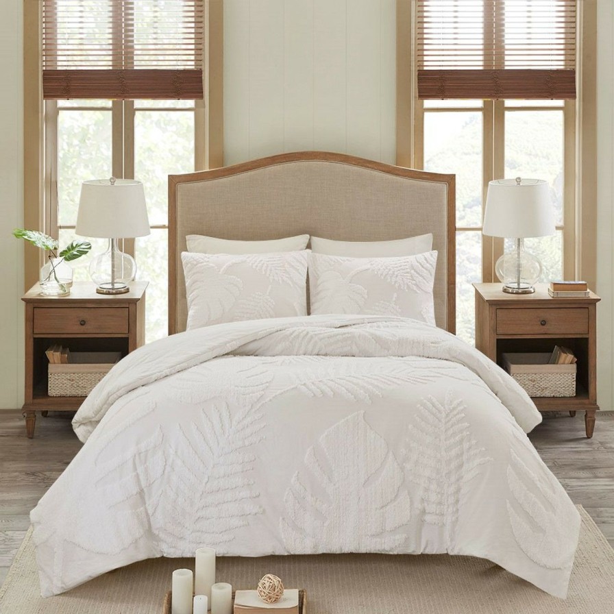 Bed & Bath * | Bahama Palms Tufted Chenille Queen Comforter Set Limit Offer