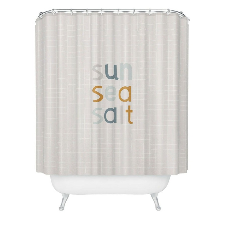 Bed & Bath * | Sun Sea & Salt Shower Curtain Limit Offer