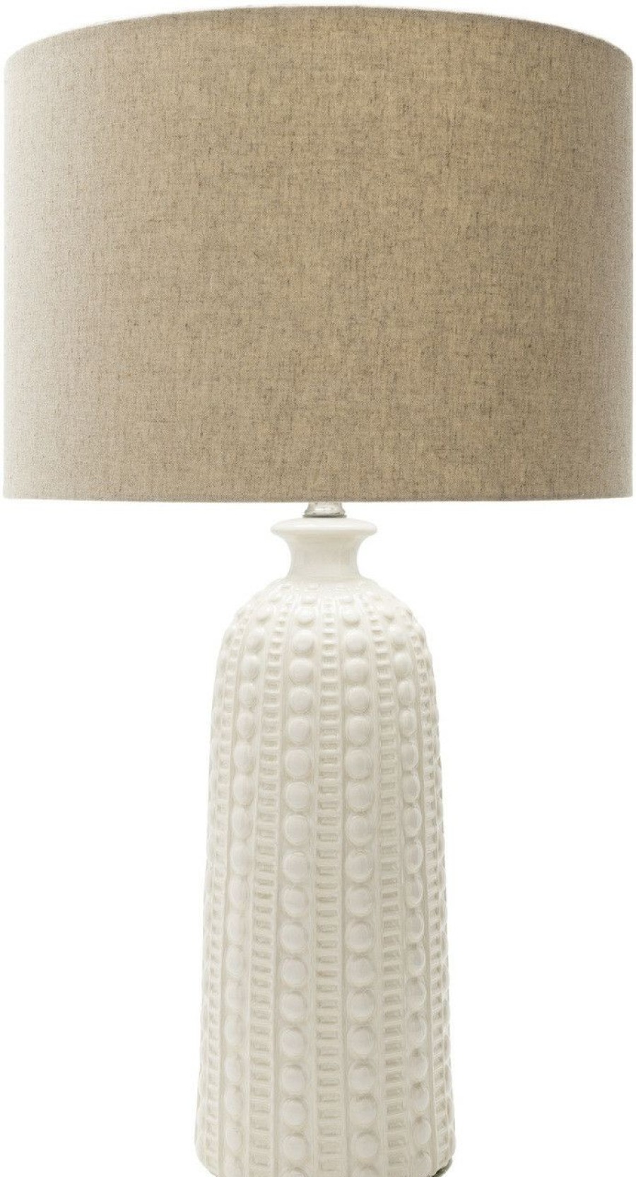 Lighting * | Swell Carmel Ivory Table Lamp Reliable Quality