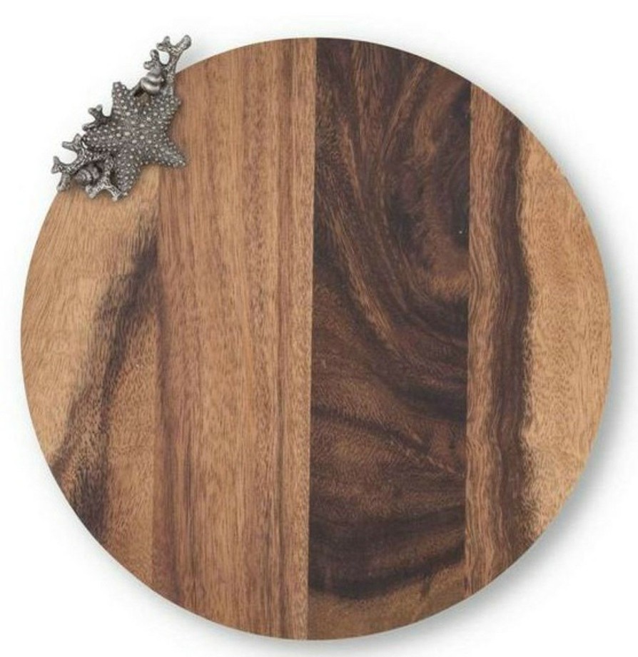 All Decor * | Starfish Acacia Wood Cheese Board Sales