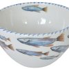 All Decor * | Blue School Of Fish Dessert Or Salad Bowls Set Of Two Classical