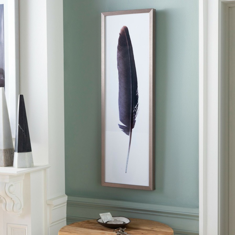 All Decor * | Islay Dark Feather Wall Art Official