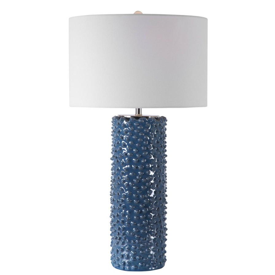 Lighting * | Fiji Blue Table Lamp Large Choice