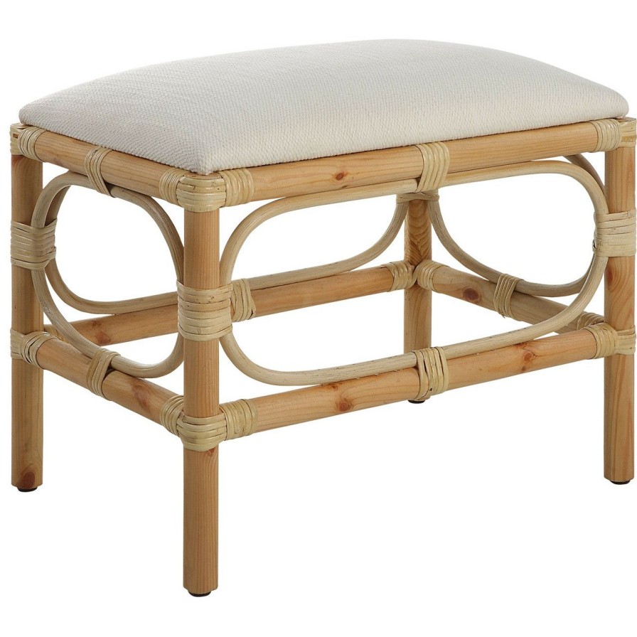 Furniture * | Laguna Small White Bench Top Selling