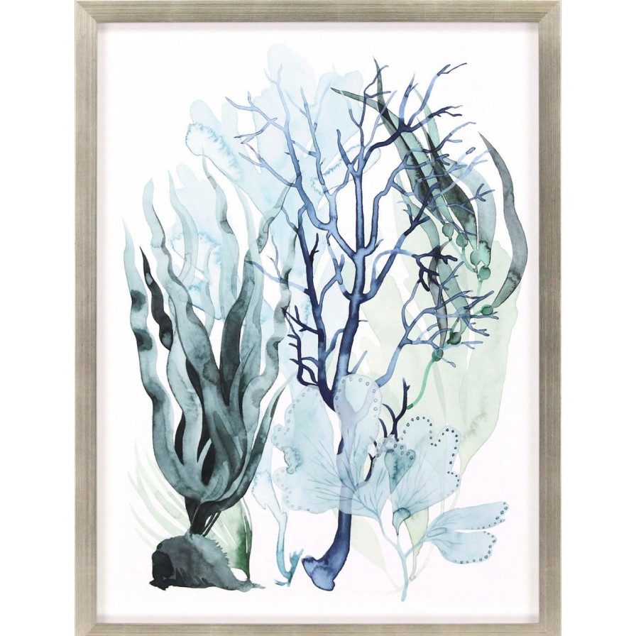 Mirrors & Art * | Sea Leaves Iv Shadow Box Framed Art Limit Offer