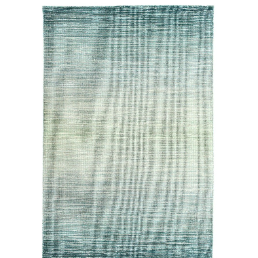 Rugs * | Aruba Ombre Aqua Wool Rug Reliable Quality