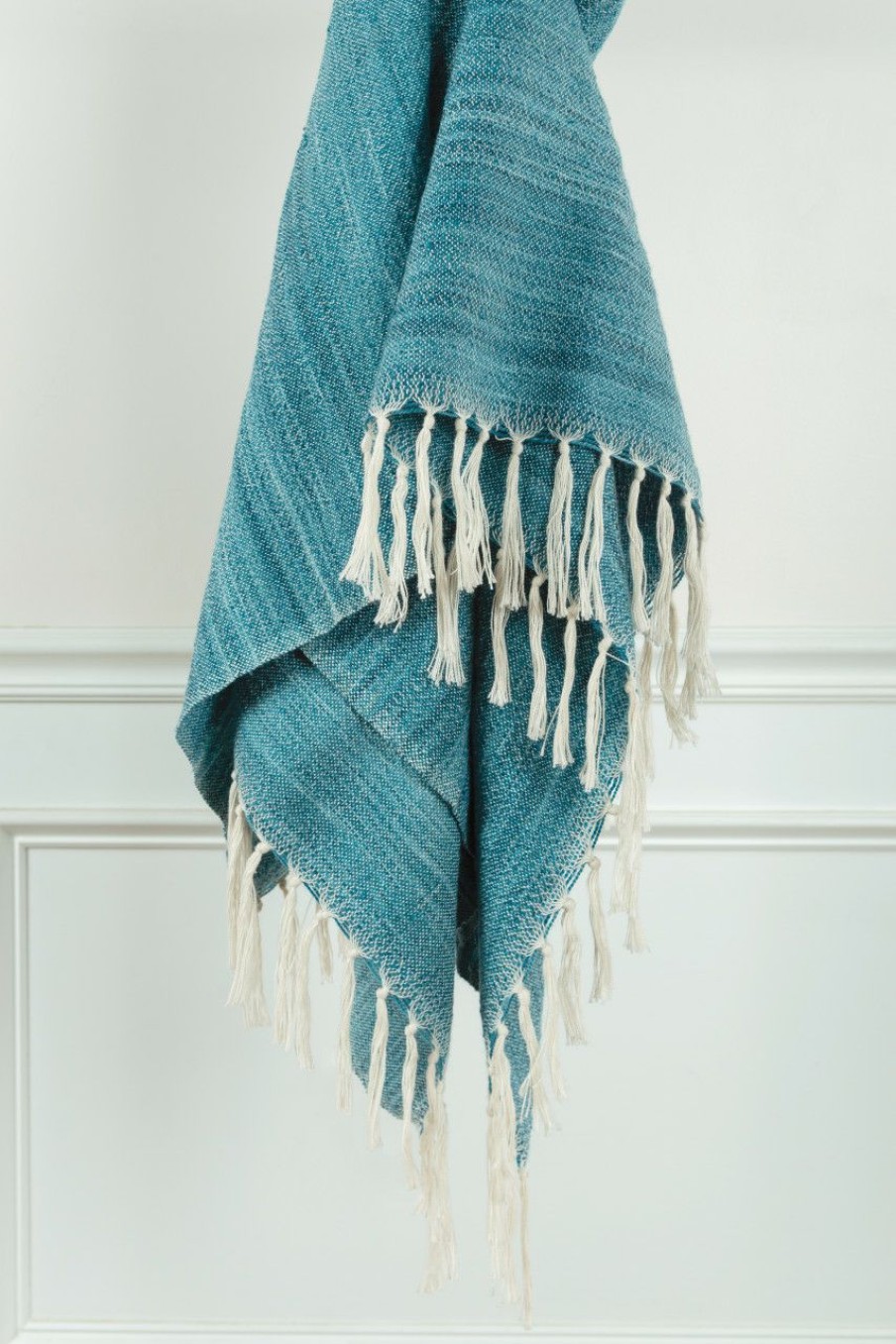 Bed & Bath * | Turquoise Waves Casual Knit Throw Best Quality