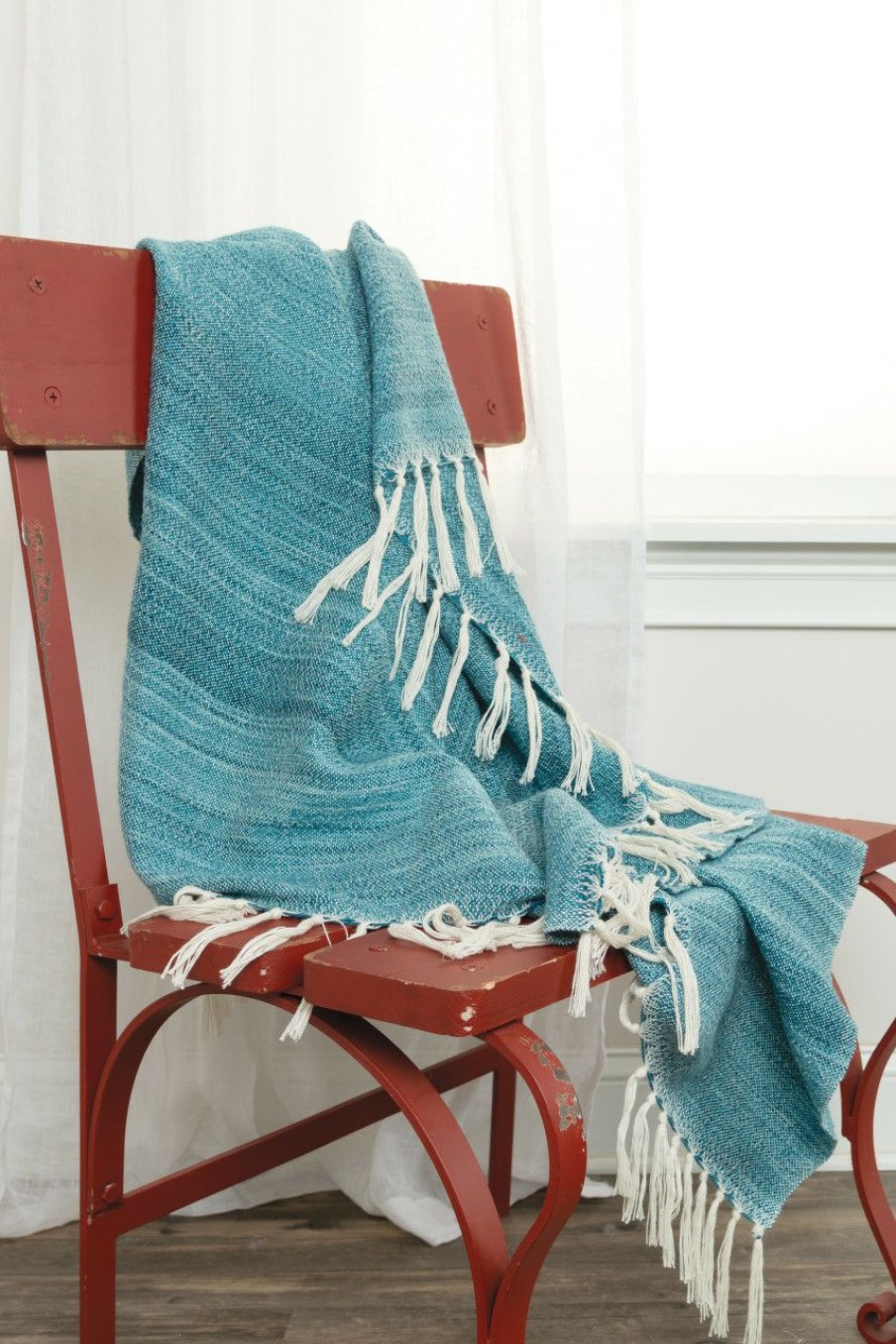 Bed & Bath * | Turquoise Waves Casual Knit Throw Best Quality