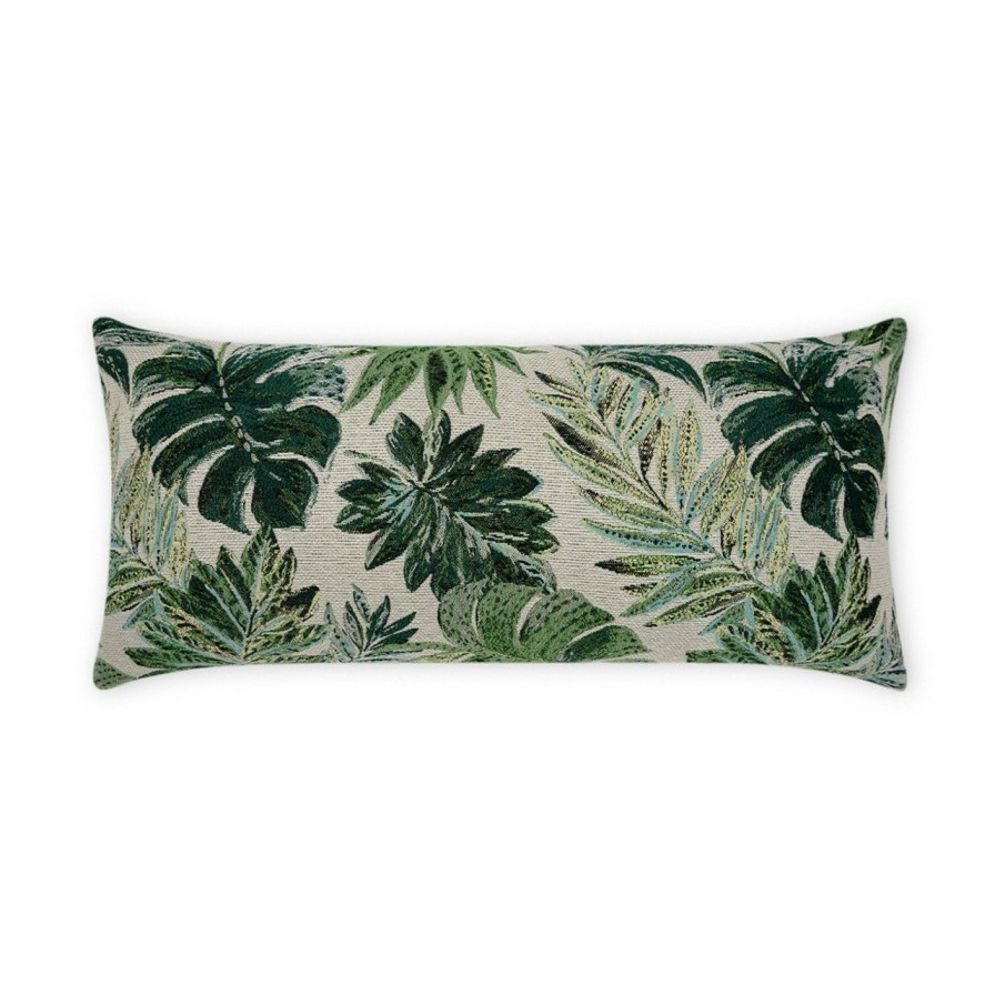 All Decor * | Rain Forest Green 12 X 24 Lumbar Pillow Best Quality