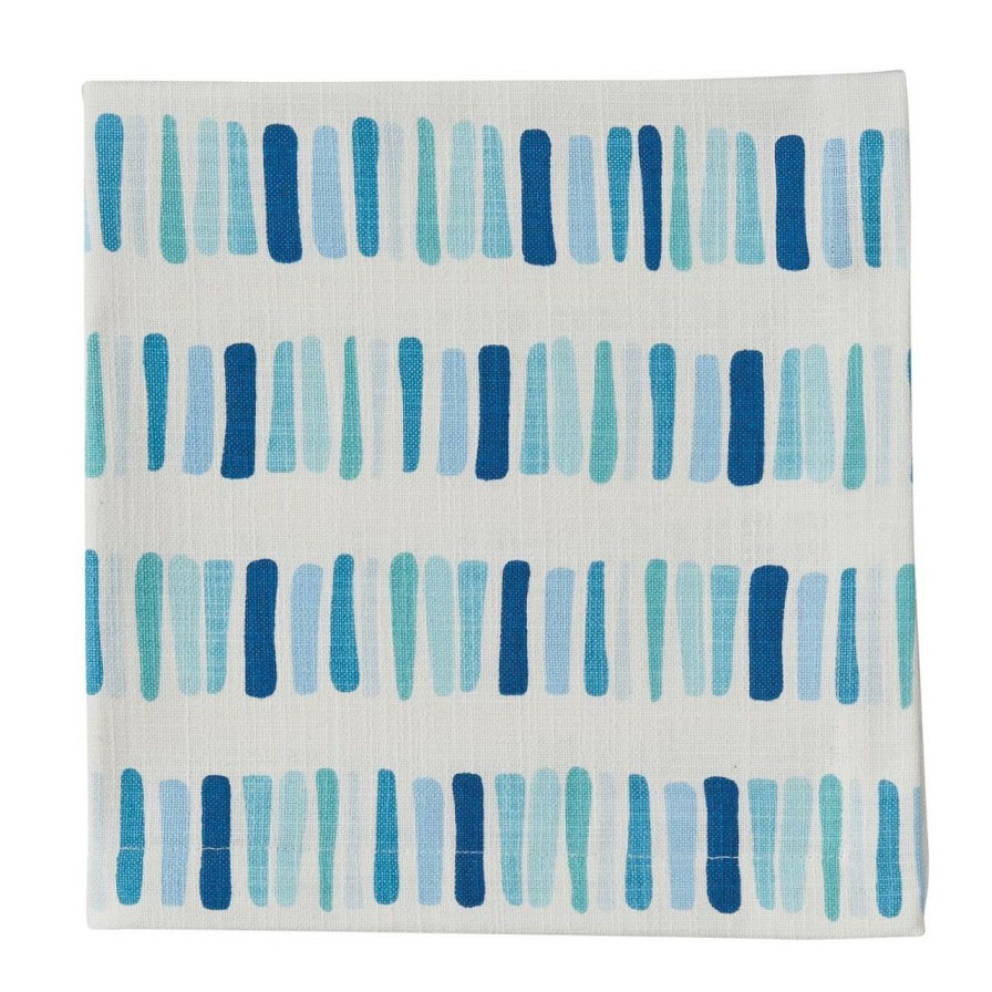 All Decor * | Atlantic Boardwalk Printed Napkins Set Of Four Crazy Deals