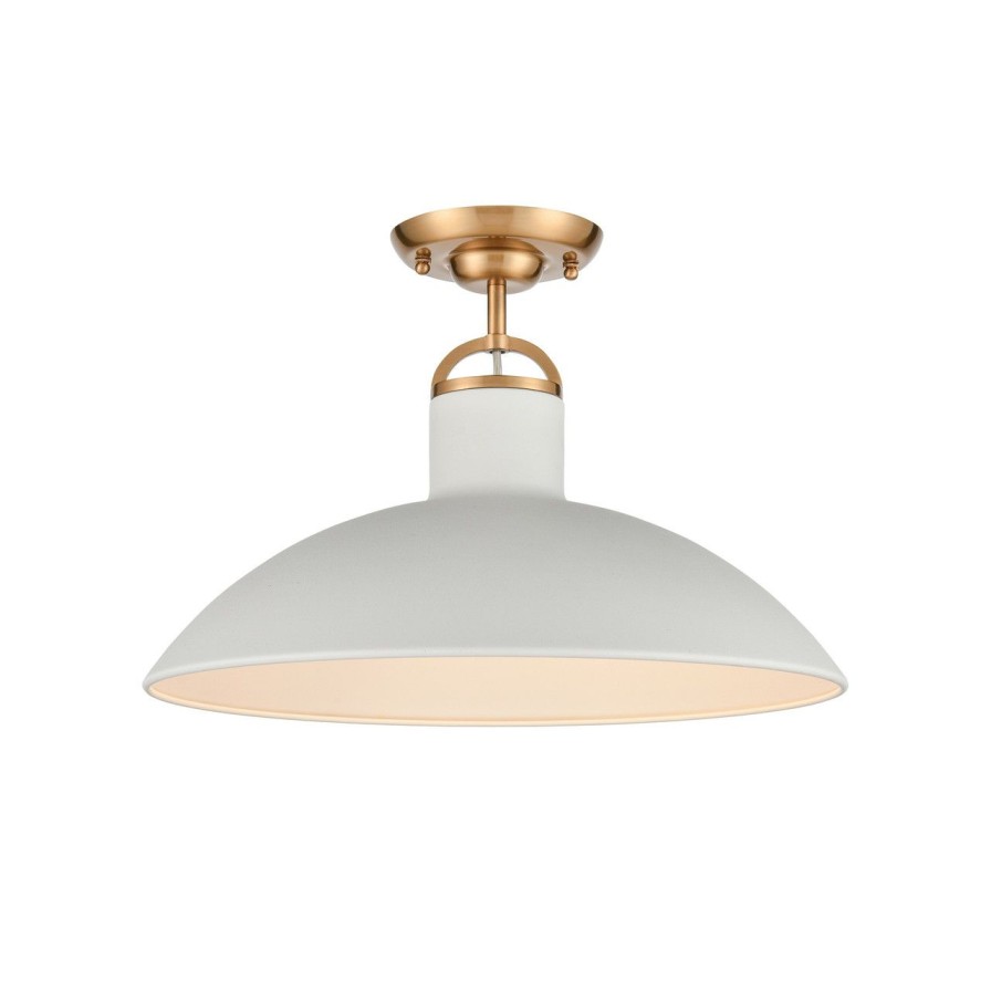 Lighting * | Surf 1-Light Semi Flush Mount Top Selling