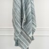 All Decor * | Ocean Blues Treasure Woven Throw Outlet Sale