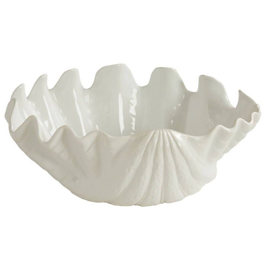 All Decor * | Shore Sea Shells Serving Bowls Set Of Two Reliable Quality