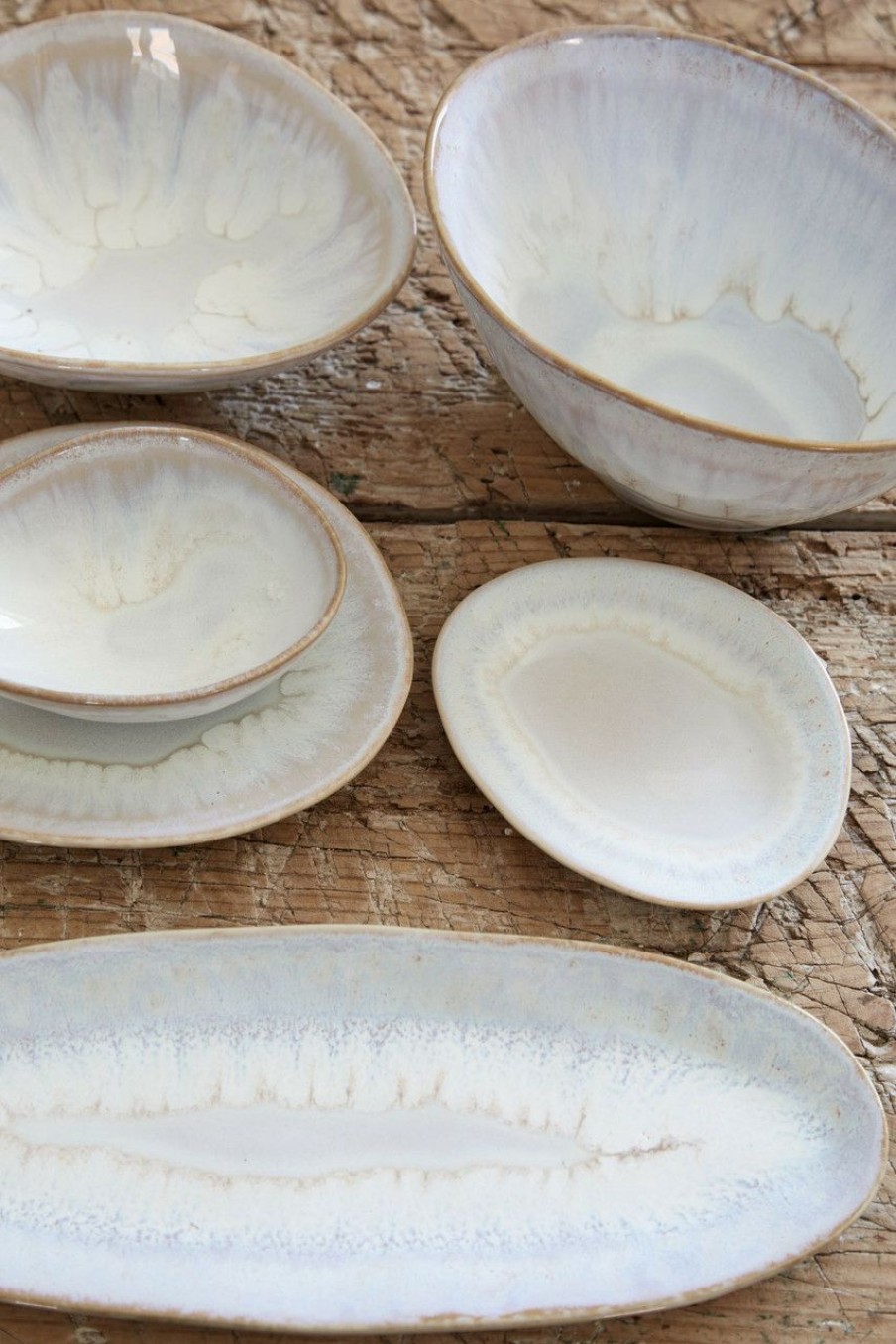 Tabletop * | Brisa Salt And Sea Oval Platter Best Quality