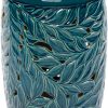 Outdoor * | Teal Acanthus Garden Stool Official