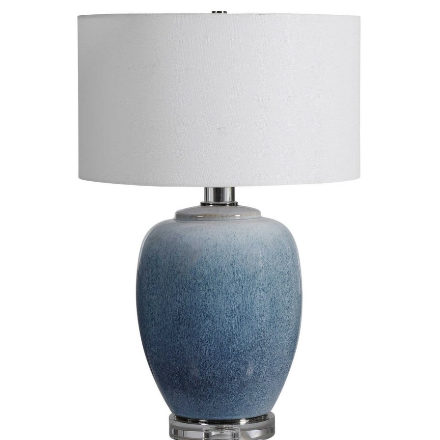 All Decor * | Blue Waters Ceramic Table Lamp Best Sale