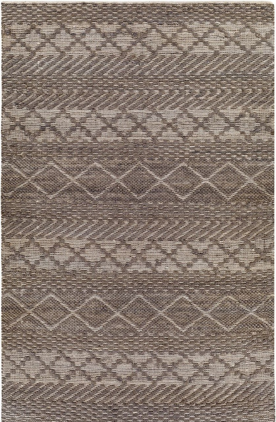 Rugs * | Grey Alhambra Woven Jute Rug Fire Sale