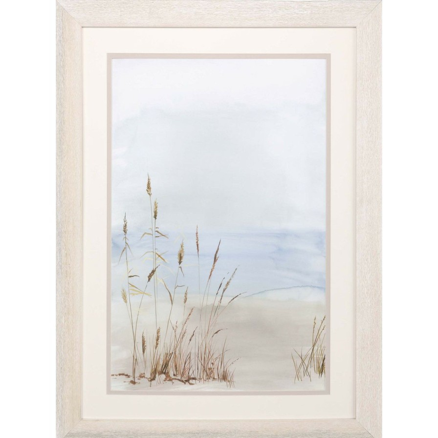 Mirrors & Art * | Soft Beach Grass Ii Framed Art Official