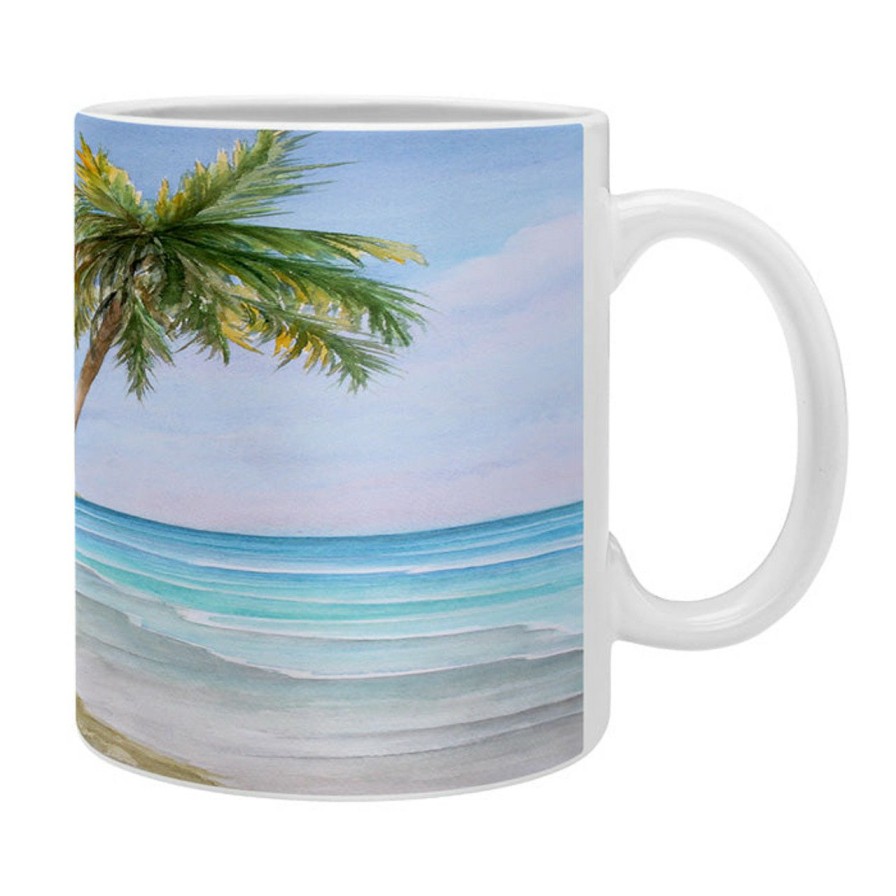 Tabletop * | Swaying Palms Coffee Mugs -Set Of 4 Best Quality