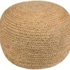 Furniture * | Natural Tropics Woven Pouf Cheap Online