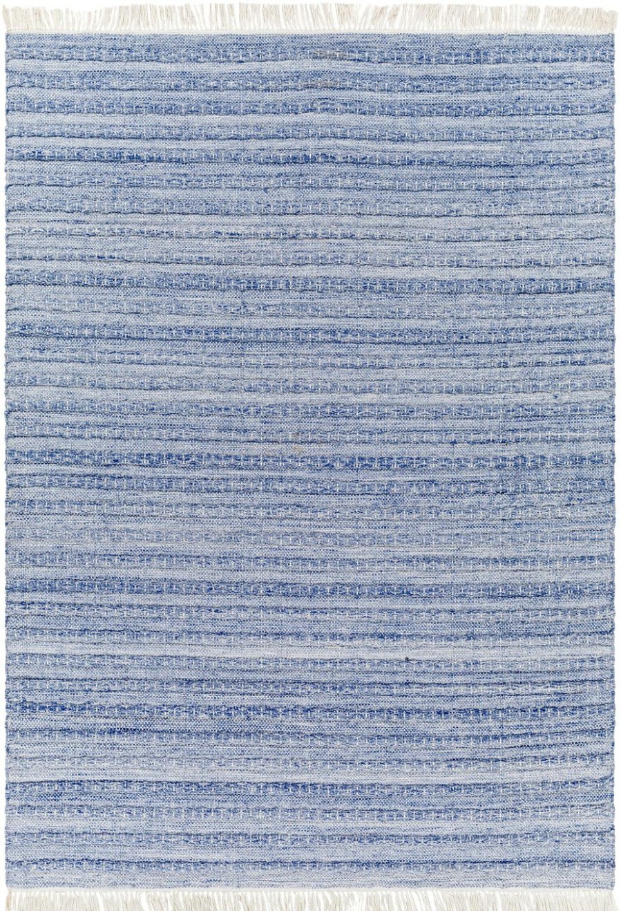 All Decor * | Azores Sea Blue Hand Woven Rug Crazy Deals