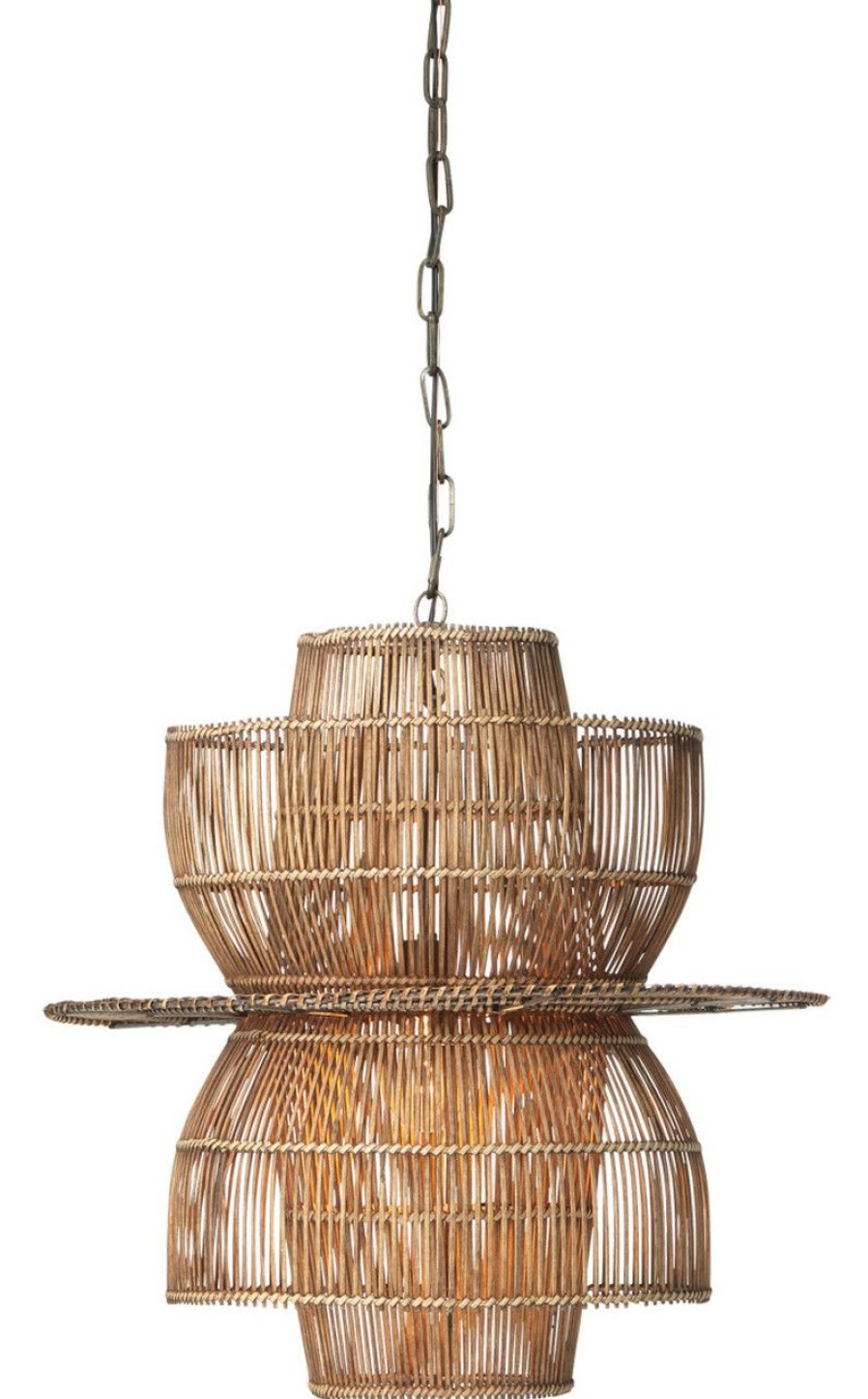 All Decor * | Cancun Rattan Pendant Lighting Classical