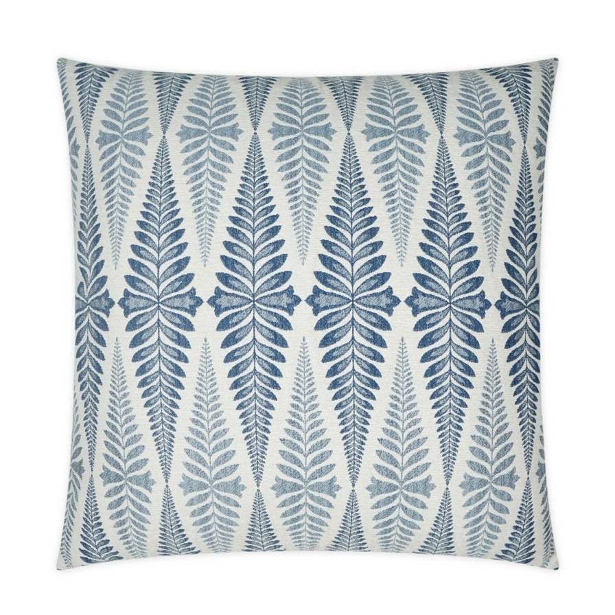 All Decor * | Jantar Tile Indigo Blue Pillow Limit Offer