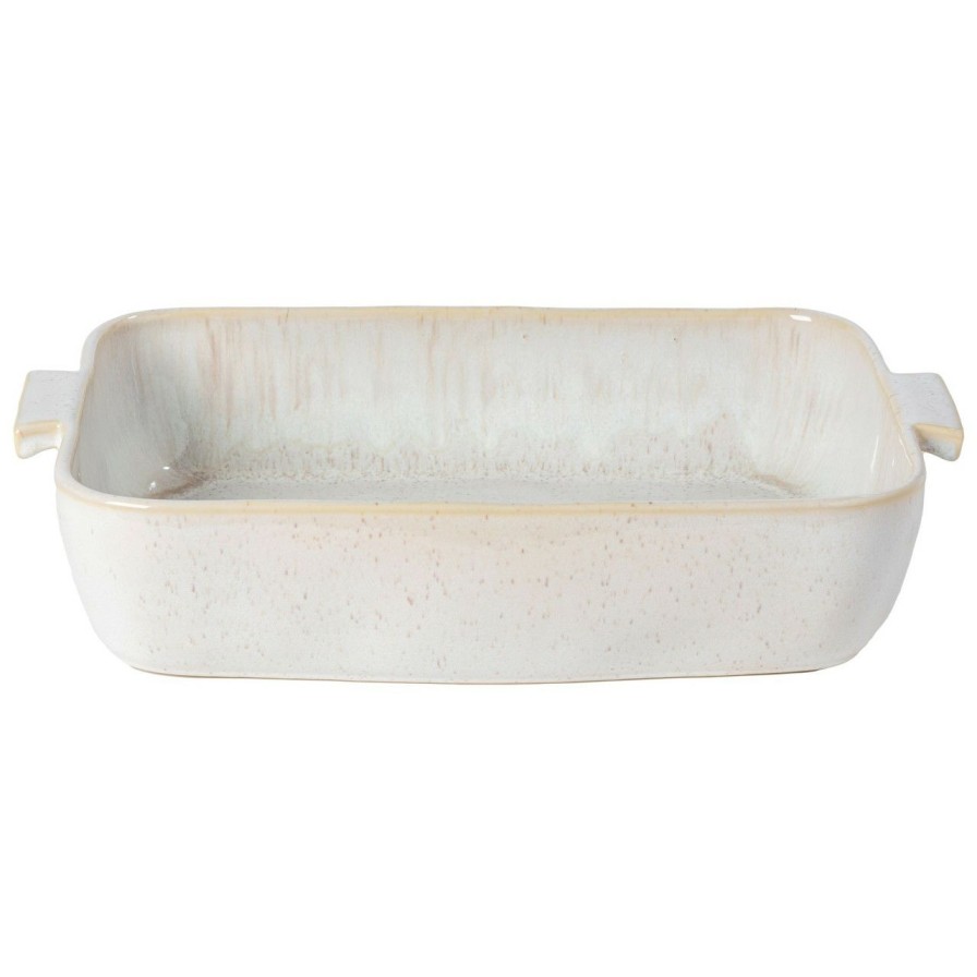 Tabletop * | Eivissa Sand Beige Rectangle Baking Dish Crazy Deals