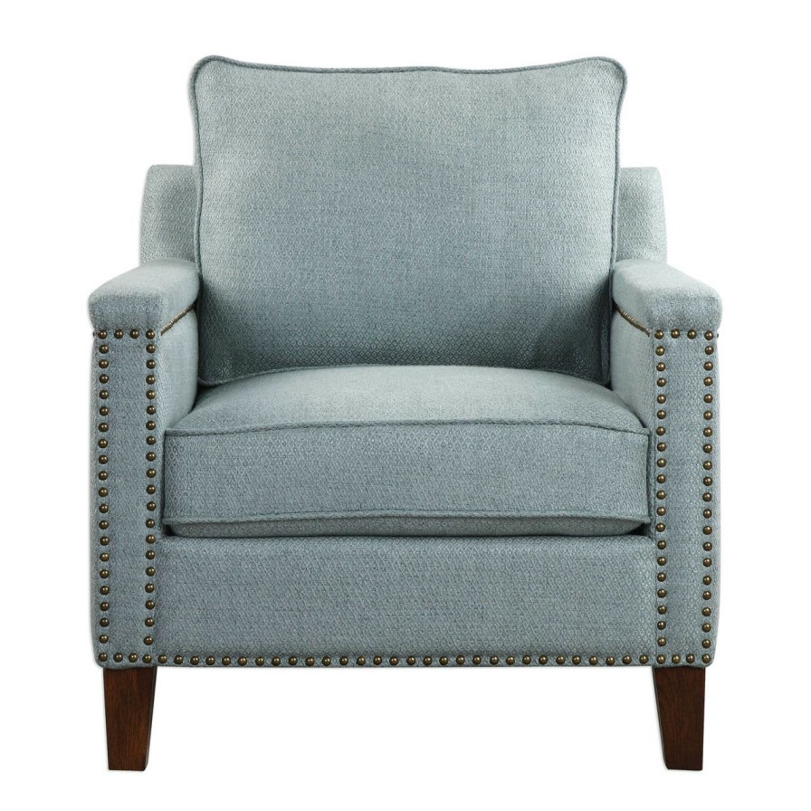 Furniture * | Charlotta Sea Mist Accent Chair Wholesale