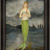 Mirrors & Art * | Providing Safe Harbor Mermaid Art Large Choice