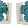 Decor * | Seychelles Reef Turquoise Bookends Cheap Online