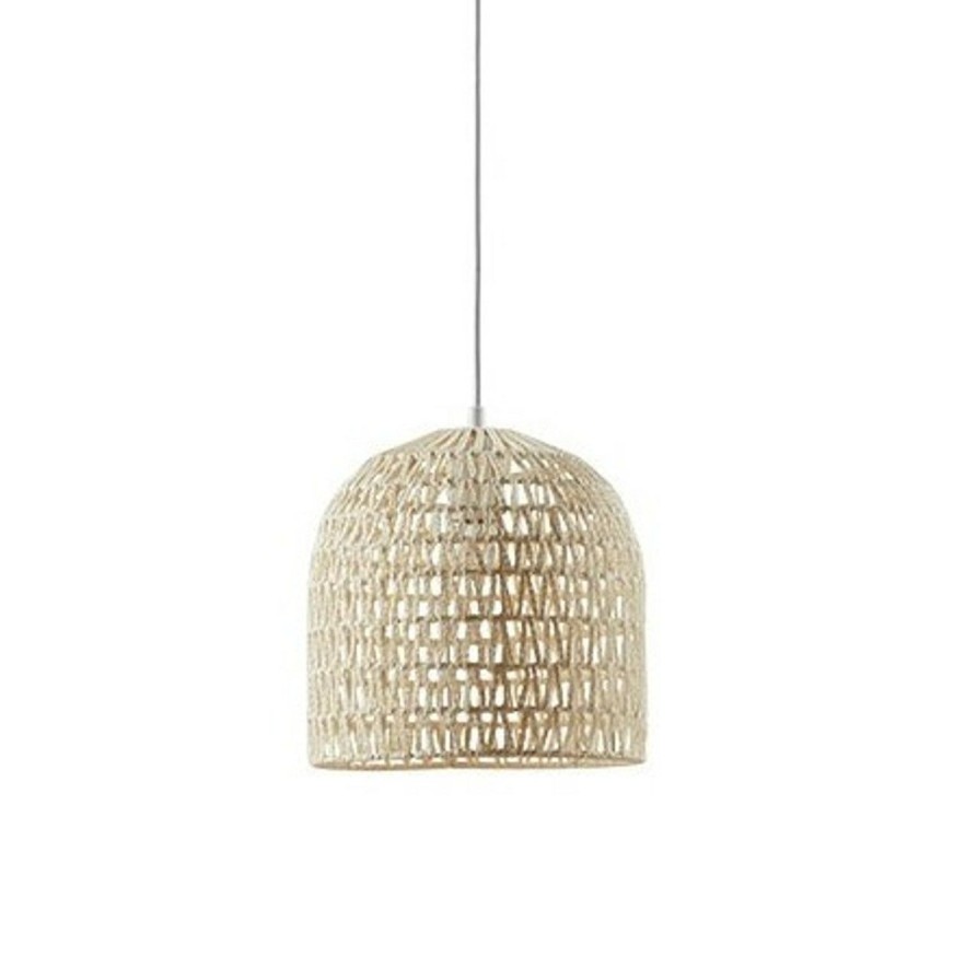 All Decor * | Adrift White Rope Pendant Top Selling