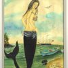 Mirrors & Art * | I'Ve Been Spotted White Framed Mermaid Art Outlet Sale