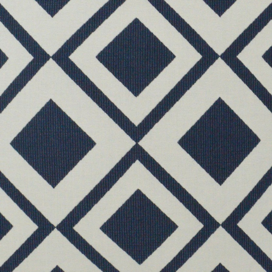 All Decor * | Savvy Navy Diamond 22 X 22 Lux Pillow Top Selling