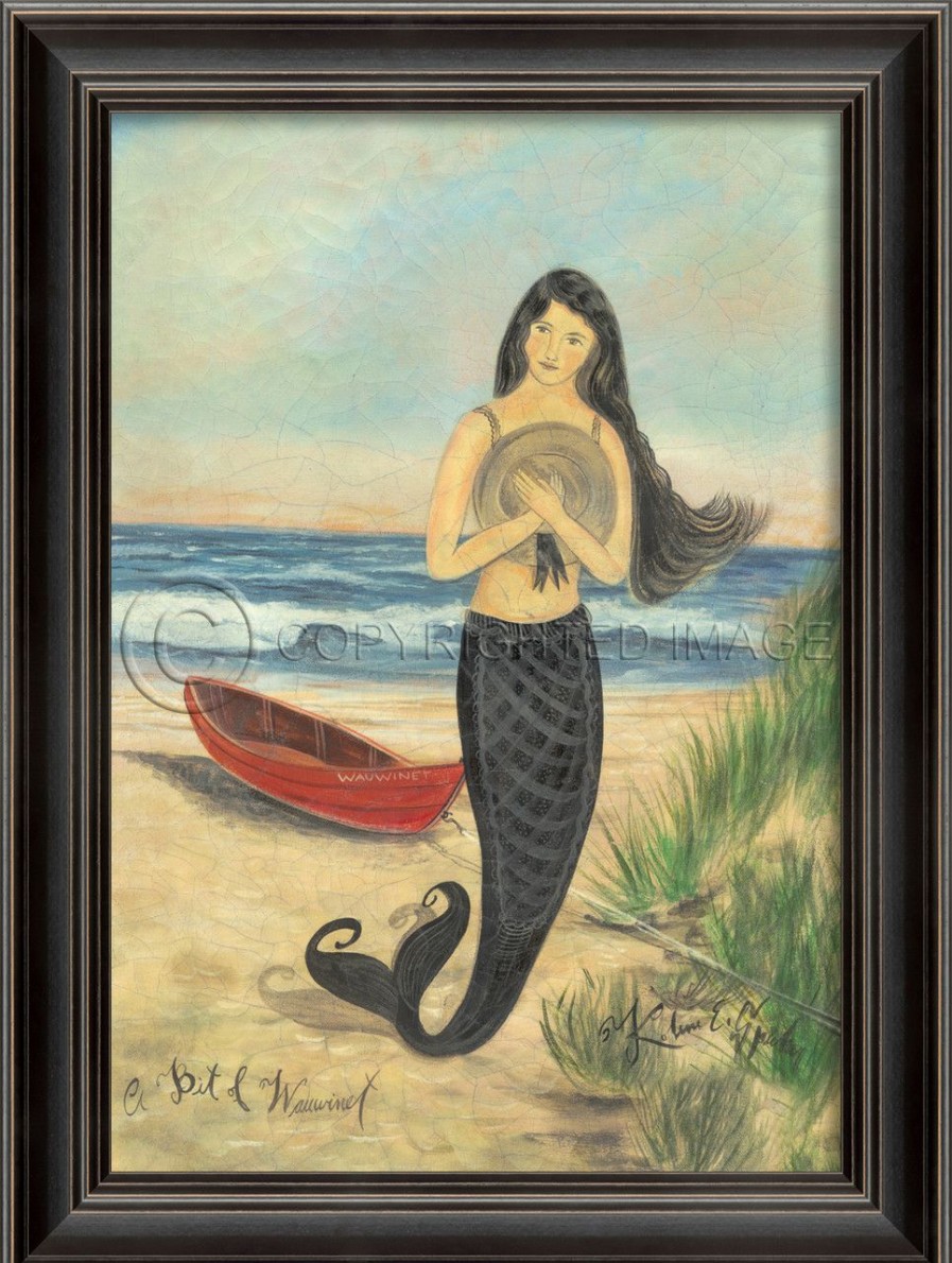 Mirrors & Art * | A Bit Of Wauwinet Mermaid Art Wholesale