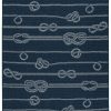 All Decor * | Navy Blue Tied Up In Knots Rug Official