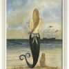 All Decor * | Lovesick On Friday Mermaid Wall Art White Frame Official