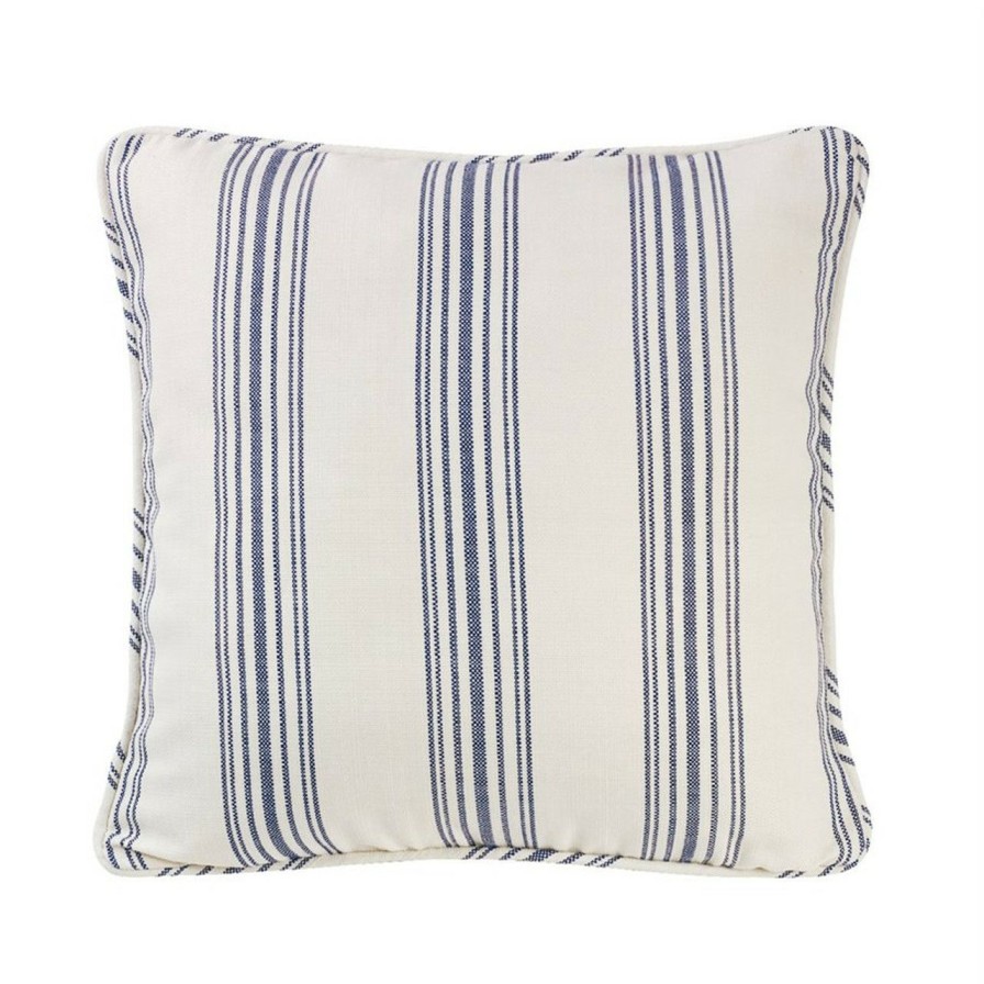 Bed & Bath * | Prescott Navy Ticking Striped Euro Sham Sales